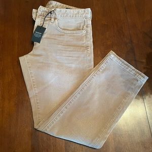 NWT Bonobos Premium Stretch Jeans, Slim fit, 30/28 in “camel” (tan/light brown)